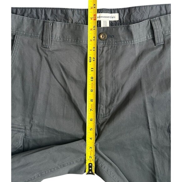 Amazon Essentials Men's Classic-Fit Cargo Short 100% Cotton 10" Inseam Navy 42 - Picture 11 of 12